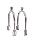 Stainless Steel Ladies Blunt Spur With Knob End And Rounded Branches For Humane NoRowel Equestrian Spur Training And Trail Riding Rust