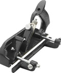 Workhorse 1/2 Inch Duplex Rabbet Plane For Woodworking Heavy Duty Cast Iron Build, precision machined detail view.