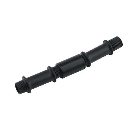 Badass Black Straight Pipe Lamp Stem Extension Rod Kit One Point Five Seven Inches With Connector for tool-free install.