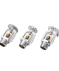 5 Pack DN15 Fire Sprinkler Heads With Rock Solid Fusible Alloy Triggered At 72 Degrees For Outdoor And Cold Snap Zones