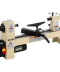 8 Inch Swing Benchtop Wood Lathe With Variable Speed Motor And 13 Inch Tool Rest One Third Horsepower precision machine for turning.