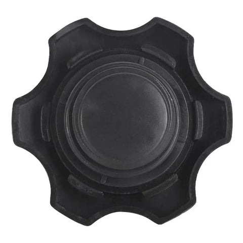 Top view of black Dodge Ram Jeep Chrysler Engine Oil Filler Cap Replacement Direct Fit 1997 2003 Fits Ram 1500 2500 3500