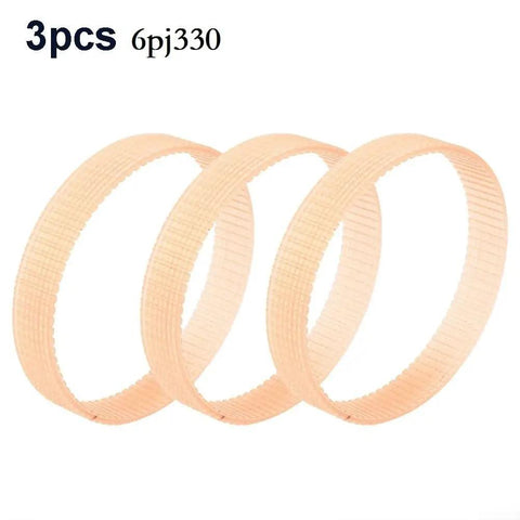 High Performance 3-Piece V-Belt Replacement Kit Perfect For Your 2012NB Planer Fits 6PJ348 And 6PJ246 Models With Smooth Quiet Operation For Serious Woodworking Projects. 3pcs 6pj330 orange rubber V-belt set