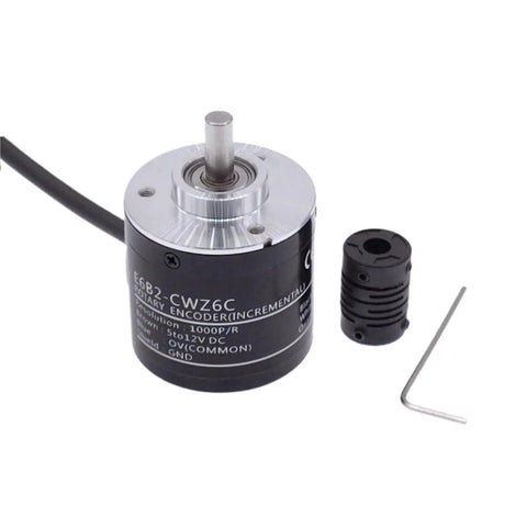 Incremental Rotary Encoder With 5 24V DC NPN Output And 2m Cable Resolutions From 1000PR To 2500PR Plastic Housing