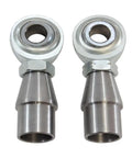 Built Different Heavy Duty Half Inch Thread Heim Ball Joints with shiny steel adapters for off-road suspension rods.