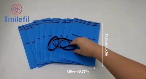 9 Pack Wet Dry Vacuum Filter Bags For Stinger 2.5 To 5 Gallon Shop Vacuums And Compatible With WORKSHOP WS01025F WS0255VA Craftsman
