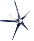 1600W Off Grid Wind Turbine Generator With 5 Blades And 24V System Low Noise Permanent Magnet Turbine For Residential Renewable Energy