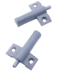 10 Piece Gray Cabinet Damping Buffer With Screws For Soft Close Doors And Drawers, ABS Plastic Door Stopper Mute Collision Preventer