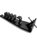 50 Pack TITAN Furring Strip Cable Stackers Organize Low Voltage Wires Ethernet Coax Speaker Cables With Stackable Clips, black plastic with screw.