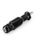 Quarter Inch Drive Five Inch Aluminum Spinner Handle With Steel Extension For Extra Leverage Built Tough Durable Drive Square In Handle And Ratchet Attachment For Quick Socket Jobs, showcasing knurled grip and durable design.