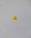 Laser Safety Sticker Caution Sign Lab Grade Adhesive Warning Labels For Industrial Use 0.59 X 0.59 In Quick Peel Surface Alert Decals