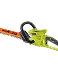 24-Inch 40-Volt Lithium-Ion Cordless Hedge Trimmer Bare Tool with dual-action blades, wraparound handle, and debris shield.