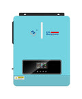 Heavy Duty 3600W Pure Sine Wave Solar Inverter with 120A MPPT Charge Controller, blue casing, front panel view
