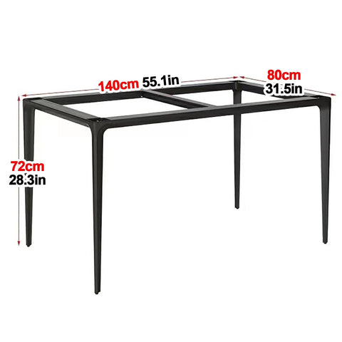 Hella Sturdy Heavy Duty Metal Desk Legs Leveling Up Your Space With Sleek Industrial Vibes Perfect For DIY Coffee Tables And Office Desks Today, 140x80cm.