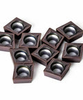 Pro Grade Boring Bar Lathe Holder Set With 10 CCMT09T304 Inserts for precision turning and roughing on metal surfaces