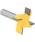 Sick New Anti Rebound Surfacing Router Bit With Smooth PTFE Coating For Flattening Wood Slabs And Acrylics On CNC Machines Safe 4 Flute Milling Cutter For Pro Woodworking Tasks In The Shop, detailed view.