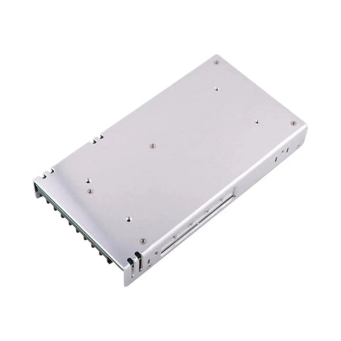 200W 12V 17A Enclosed Switching Power Supply With Fanless Cooling And Metal Mesh Case Wide Input 90 264VAC 240 370VDC 115 230VAC Switchable Industrial Grade Workhorse Power Converter For Automation And Control Systems, silver metal case