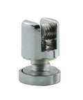 Glass Clamp Holder Bracket For 10-12mm Thick Glass, rustproof metal corner shelf support, close-up of sturdy glass fix.