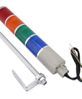 Multi Color LED Alarm Tower Light Indicator with red green yellow blue 4 stack Andon tower lights for factory automation.