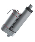 Heavy Duty Electric Linear Actuator 8 Inch 200mm Stroke 900N Push Pull Force smooth metal design with red accents.