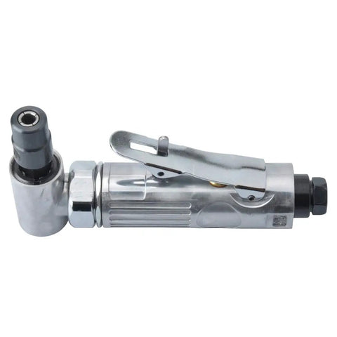 90 Degree One Quarter Inch Air Die Grinder Mini Pneumatic Angle Grinder with aluminum body and polished finish