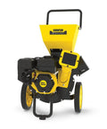 Heavy-Duty 3 Inch Portable Chipper Shredder With Collection Bag And 224cc OHV Engine, gas powered, front view