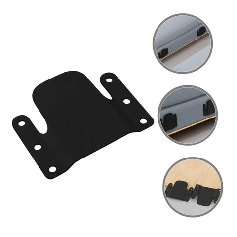 Heavy Duty 4 Piece Iron Sectional Sofa Connectors, No Sweat Install Couch Joint Brackets, Durable Furniture Hardware That Snaps Into Place For All Day Lounge Comfort