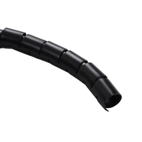 Heavy Duty Wire Protector Sleeves To Crush Fraying And Tangles Black Braided Cable Management Tube 32Mm curved mesh cover detail