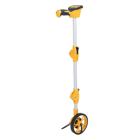 Tbest Digital Display Measuring Wheel 93cm Length with yellow handle and wheel, ideal for precise measurements.