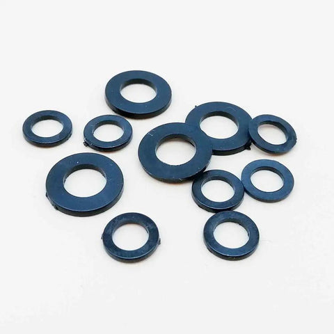 Snag These Dead Nuts Tight Nylon Washers M8 Flats And Black Plastic Gasket Rings For Screws Locks Your Gear Down Solid With Kickass Insulation Value In A Bulk Pack Of 100 Pieces