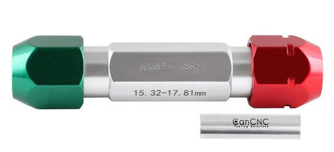 Go No Go Double End Gage Handle For 0.626 Inch To 0.750 Inch Range No Setup Time Portable And Easy To Use Matte Finish Precision Instrument For Machinists Workshop Auto Shop Model 3350-0104
