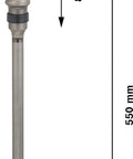 Built Tough Sds Max Core Cutter Bit for Cutting Clean Deep Holes in Concrete and Masonry, 45mm diameter, 550mm length.