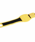 Adjustable Magnetic Wristband For Screws And Small Metal Parts, Durable Nylon Strap Built For DIY Pros, Home Renovation, Woodworking And Crafts, Keeps Fasteners Handy And Within Reach On The Job yellow nylon wristband with thumb ring