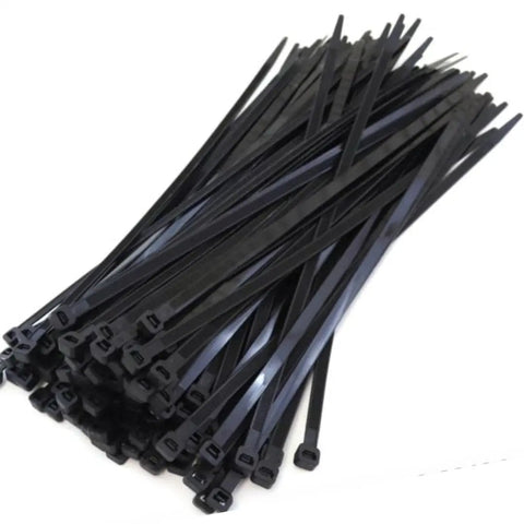 100 Pack Heavy Duty 14 Inch Zip Ties With 120 Pound Tensile Strength UV Resistant Marine Grade Nylon