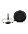 Close-up of anti-slip base from 4 Pack Steel Furniture Legs With Anti Slip Base Tough As Nails Adjustable Leveling Feet M6 M8 M10 Screws Included
