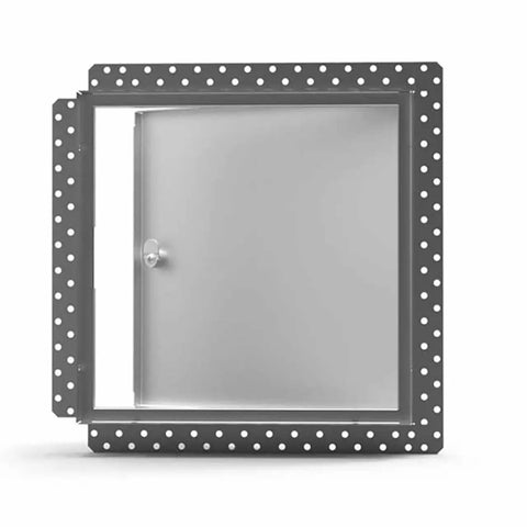 Solid 16X16 Inch Flush Drywall Access Panel With Concealed Hinge Beefy Galvanized Steel Build Tough Perforated Taping Bead view