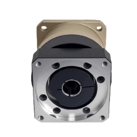 High Precision Helical Gear Planetary Reducer For Servo And Stepper Motors Right Angle Speed Box, front view showcasing design and features.