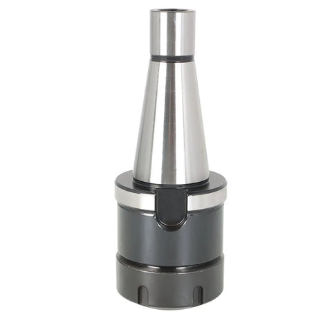 Front view of Beefy 10-Piece Collet Chuck Set With NMTB 40-Taper, Alloy Steel, for CNC Milling Machines and Engraving Lathes