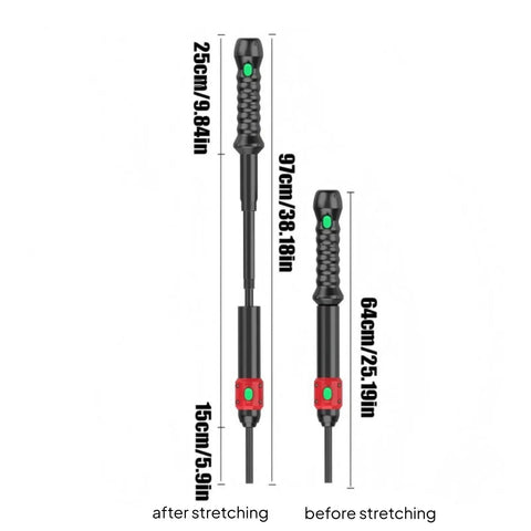 Manual Wire Puller Cable Threading Tool Hand Wire Threader With Steel Housing Portable Design For Electricians Attic Wall And Conduit Installations For Precise Line Pulling And Smooth Cable Guidance, 64cm size