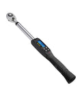 Half Inch Drive Digital Torque Wrench With Buzzer And LED Flash Notification Adjustable From 14.8 To 147.5 Foot Pounds Stainless Steel Construction ISO 6789 Certified With Calibration Certificate