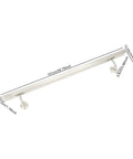 Heavy Duty Flush Handrail Set Wall Mount Stainless Steel Stair Railing Kit With Slick Silver Finish dimensions 101cm x 6cm