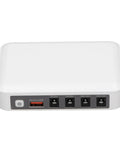 Solid Mini Ups With Six Thousand Mah Battery To Keep Your Wifi Router And Modem Running Smooth Through Power Blackouts And Internet Downtime Without A Hitch At Home Or Office, compact white unit with multiple output ports.