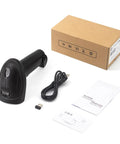 Ergonomic 1D Barcode Scanner For Fast Checkouts And Snappy Scanning In Stores, Libraries, And Warehouses, with accessories