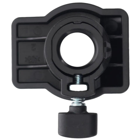 Heavy Duty Sanding And Grinding Guide Attachment For Rotary Tools Delivers Dead Nuts Precision And Sweet Edge Control For Sharpening And Woodworking With No Sweat Installation And Solid Build Quality, close-up view of the attachment's base.