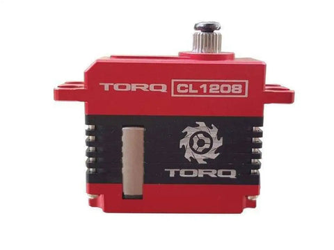 Ultra Fast Mini HV Coreless Servo For Heli Jet And Airplane Models, red Torq CL1208 high voltage RC servo close-up