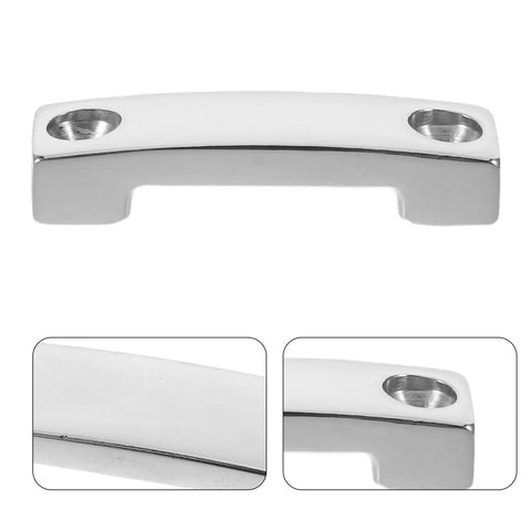 Saltwater Ready Marine Grade Stainless Steel Strap Webbing Clips With Burrfree Finish And Corrosion Resistance, Heavy Duty Deck And Yacht Rigging Hardware For Secure Anchor Grip On Rugged Boating close-up