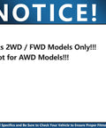 Pair Rear Wheel Bearing And Hub Assemblies For Honda CRV 2007 Through 2011 Crosstour 2010 Through 2015 Accord Notice for 2WD/FWD