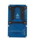Powerful 150W CNC Electronic Load for Battery Capacity Testing 0 to 150V and 20A DC Load Tester With 4 Wire Kelvin Sensing 2.4 Inch Color Display CC CV CP CR Modes OVP and OTP Protection, rear PCB view