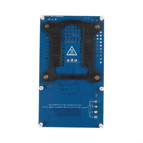Powerful 150W CNC Electronic Load for Battery Capacity Testing 0 to 150V and 20A DC Load Tester With 4 Wire Kelvin Sensing 2.4 Inch Color Display CC CV CP CR Modes OVP and OTP Protection, rear PCB view
