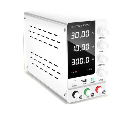 Go-To Adjustable DC Lab Power Supply 0-32V 0-6A Regulated Switching Bench Source With Digital Readout Fine And Coarse Knobs Low Ripple